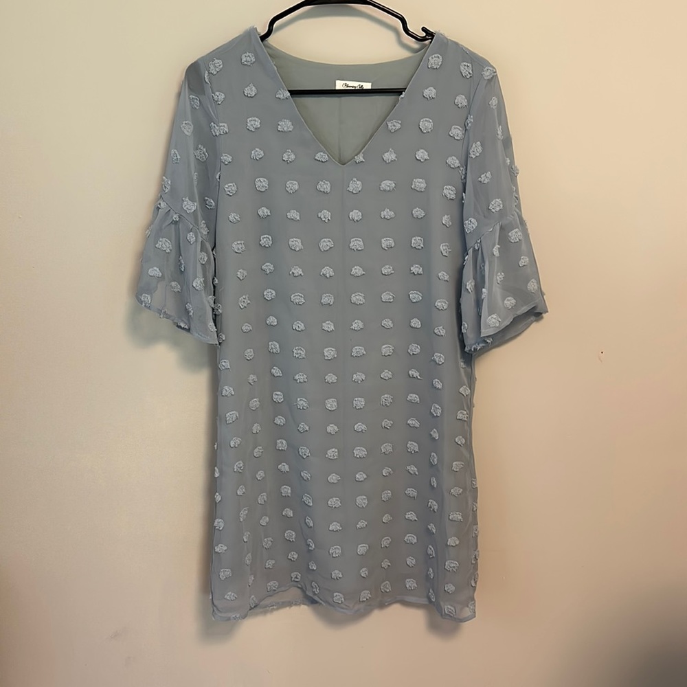 Women’s light blue dress